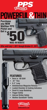  50 Rebate On Walther PPS Reflections Of A Gun Shop Goddess